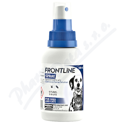 Frontline spray 2.5mg/ml kožní sprej roztok 100ml
